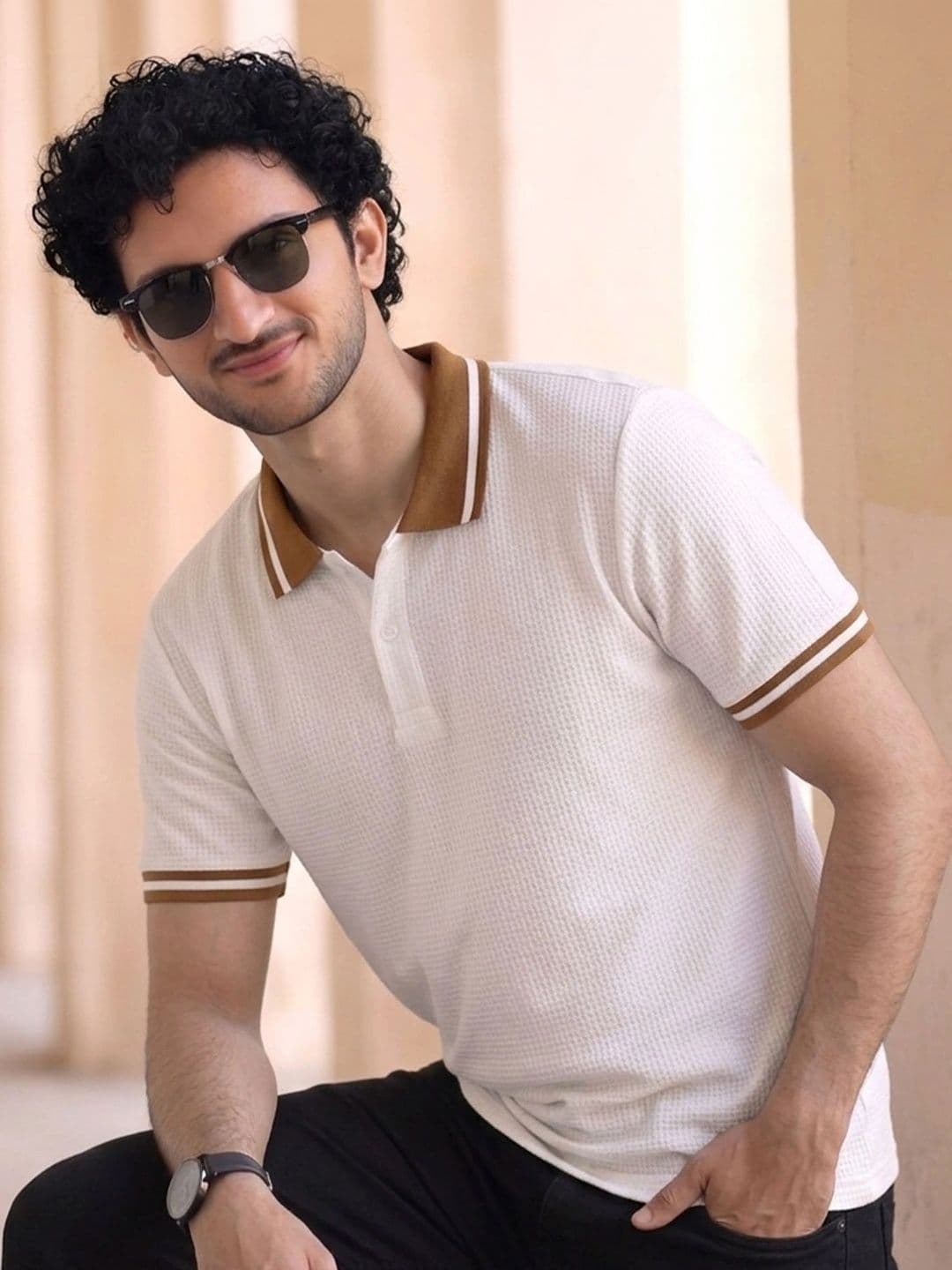 AUSK Men Polo Collar T-shirt - view 1