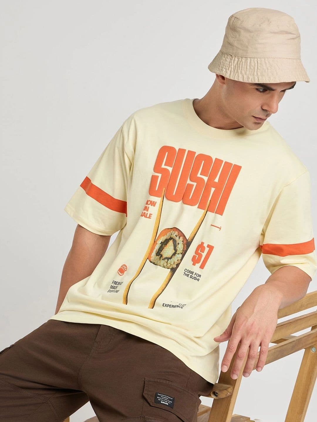 DILLINGER Men Puff Printed Oversized Cotton Tshirt - view 1