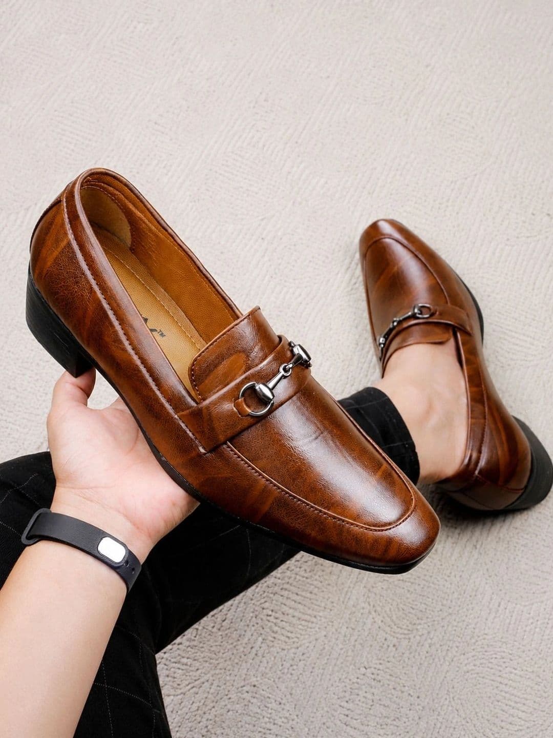 Bxxy Men Slip On Elevator Formal Loafers - view 1