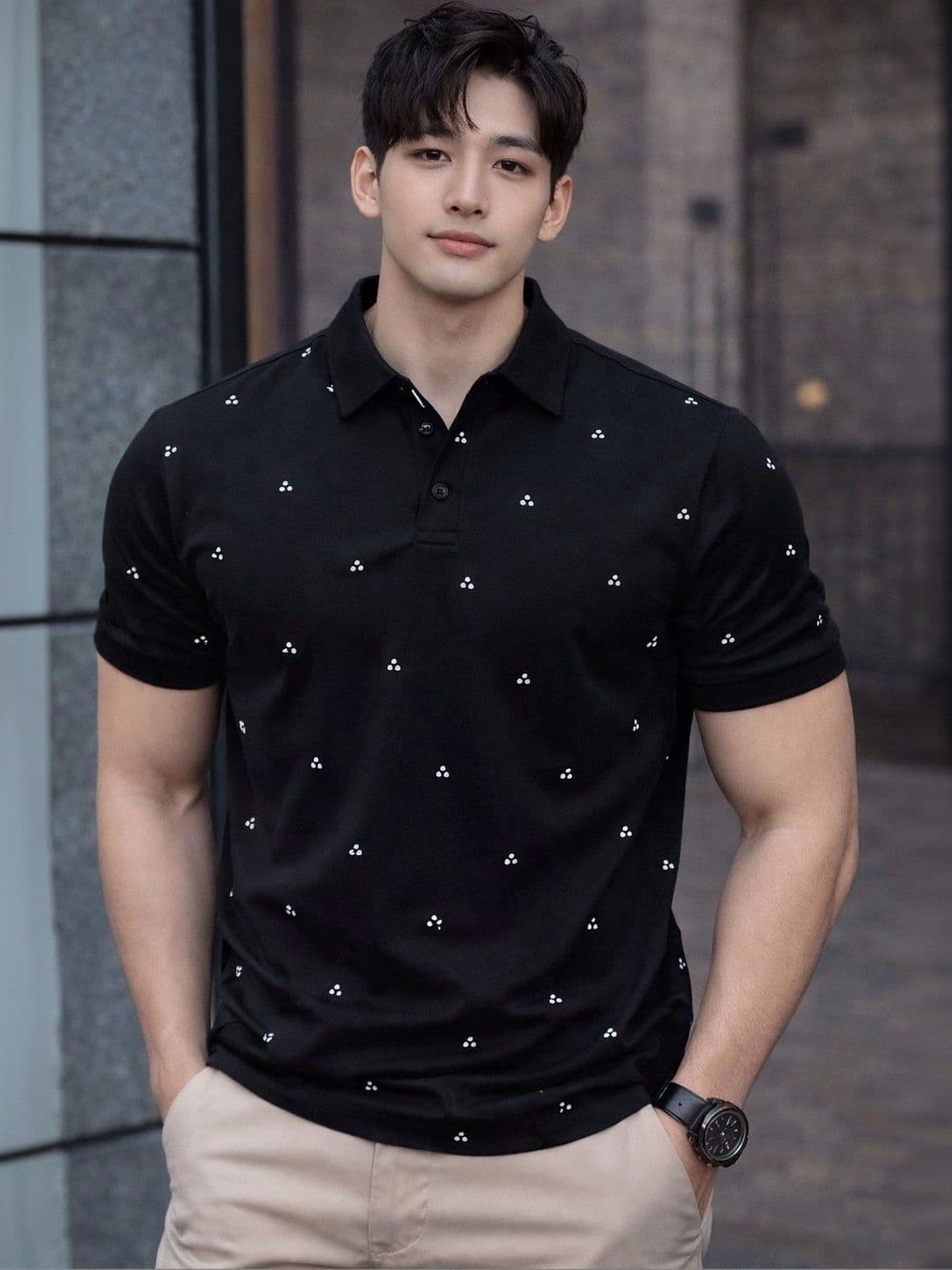 Moda Rapido Men Polo Collar T-shirt - view 1