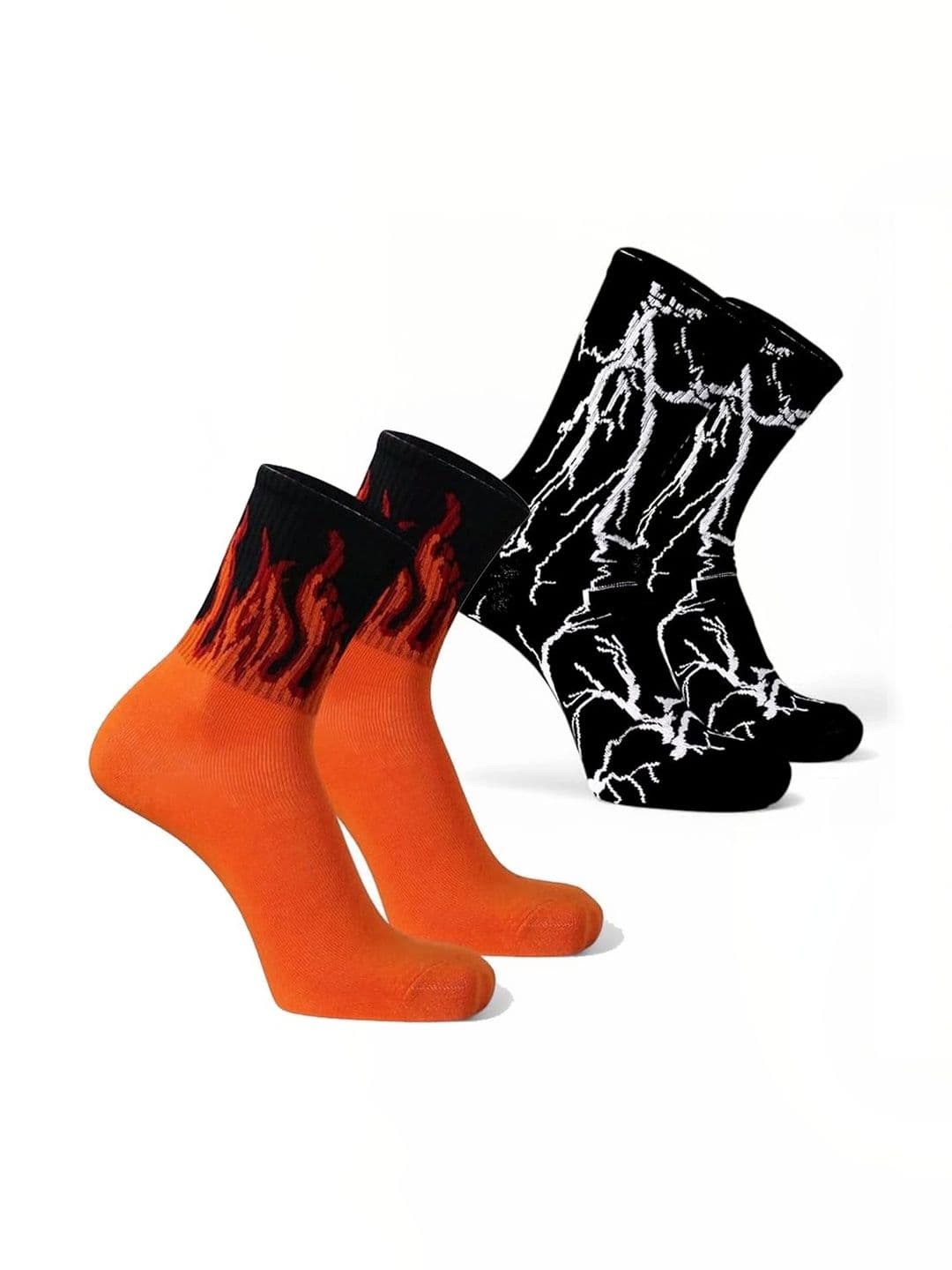 BEAR&BEYOND Men Pack of 2 Cotton Patterned Above Ankle Socks - view 1