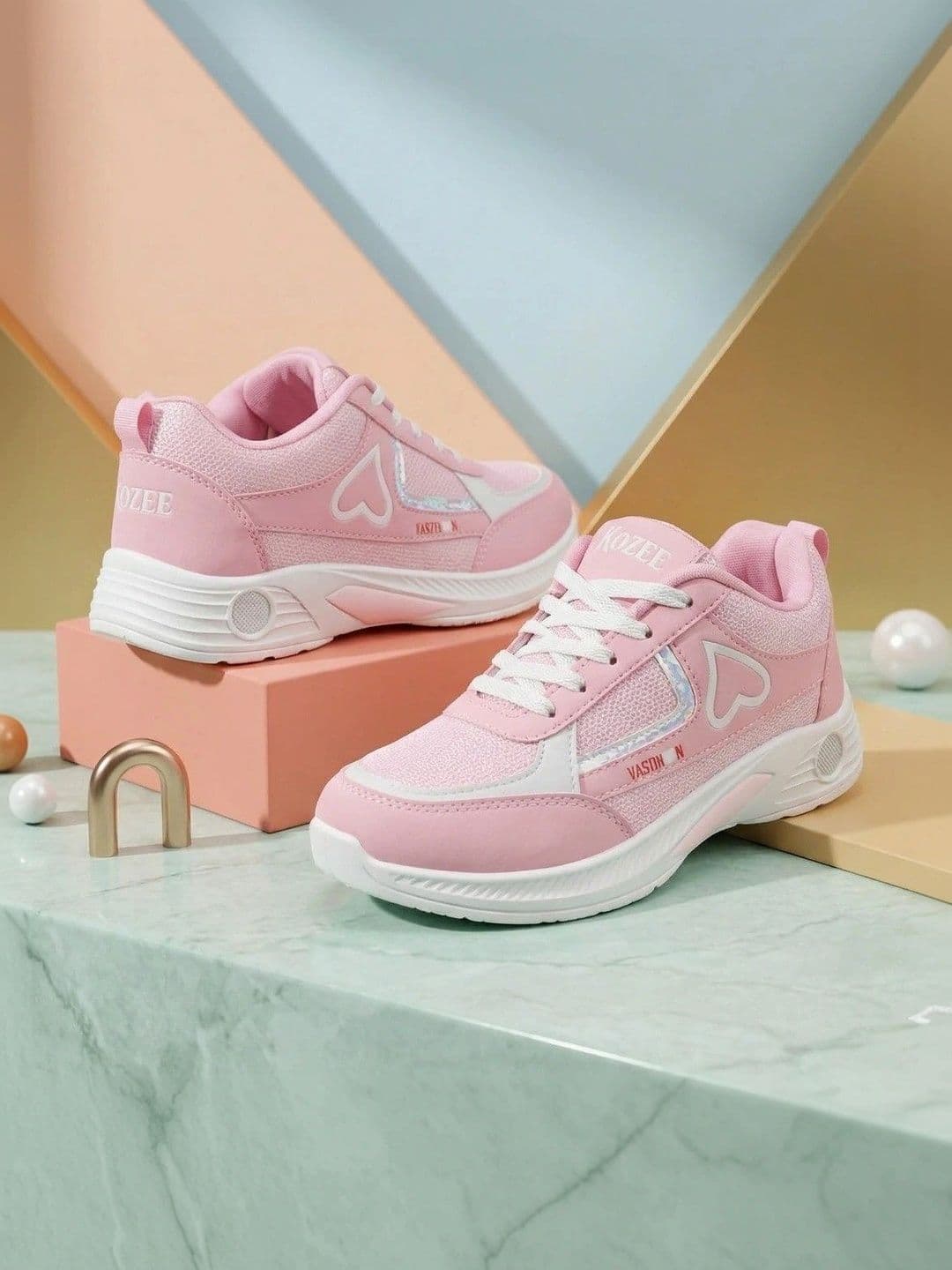 Hsquare Women Mesh Walking Shoes - view 1