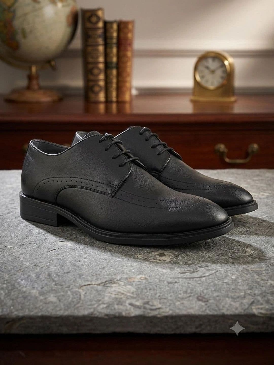 INVICTUS Men PU Pointed Toe Lace-Ups Derbys Formal Shoes - view 1