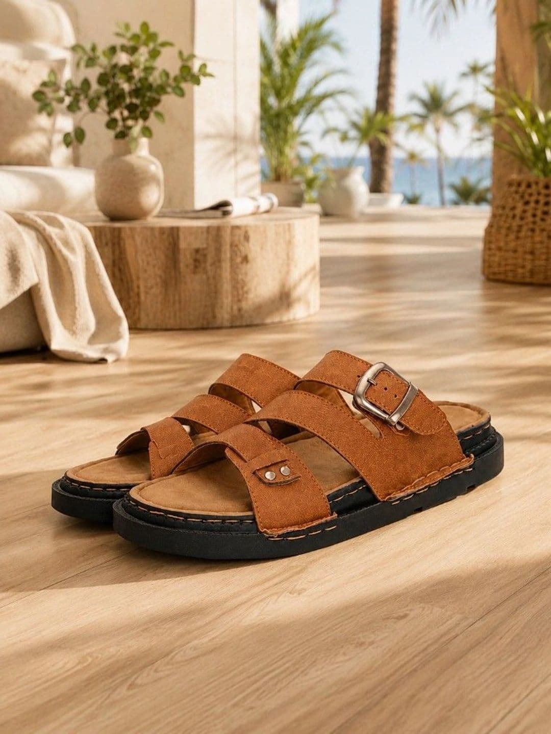 SERVER Men Suede Comfort Sandals - view 1