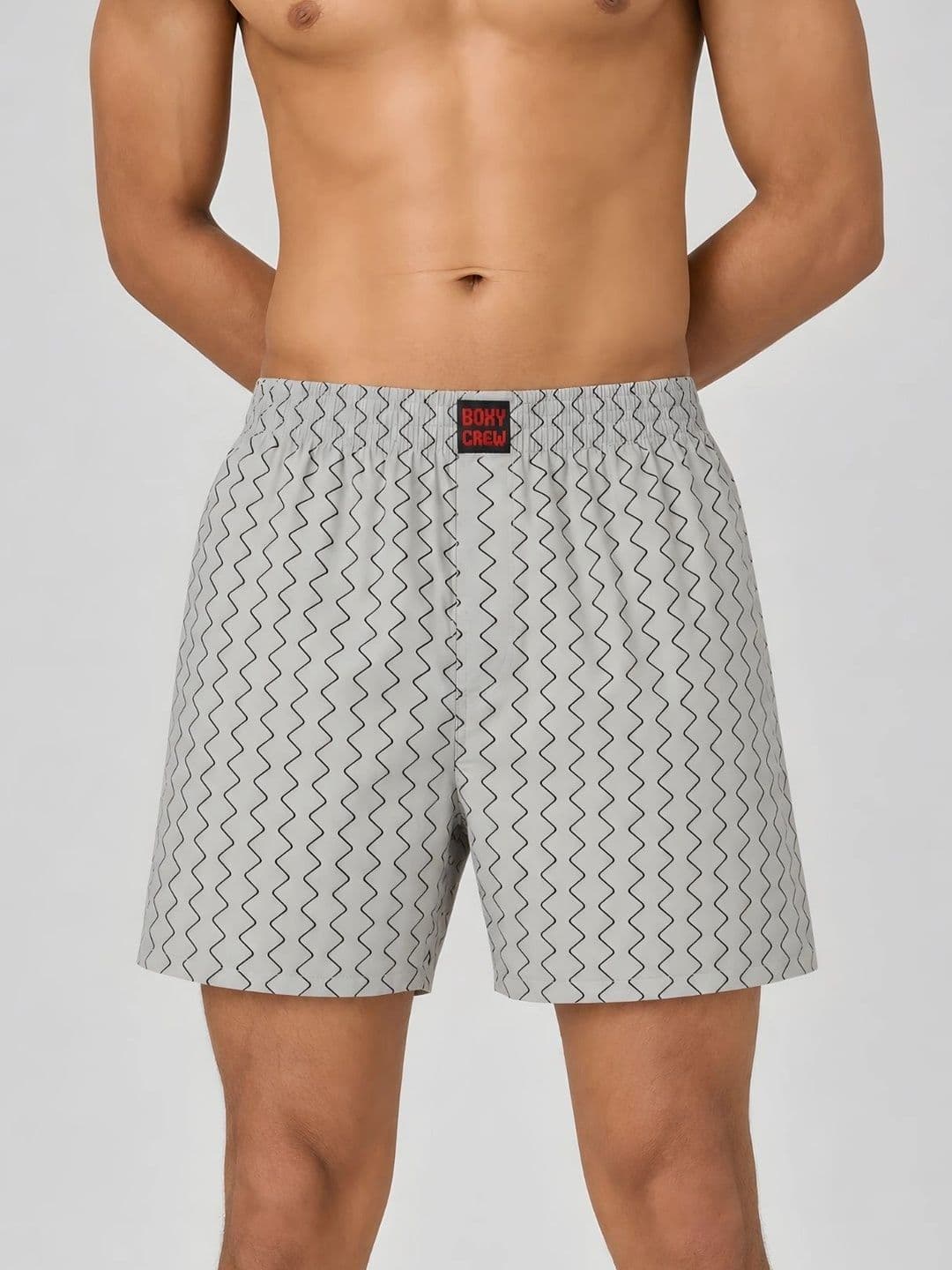 Boxy Crew Printed Cotton Boxers - view 1