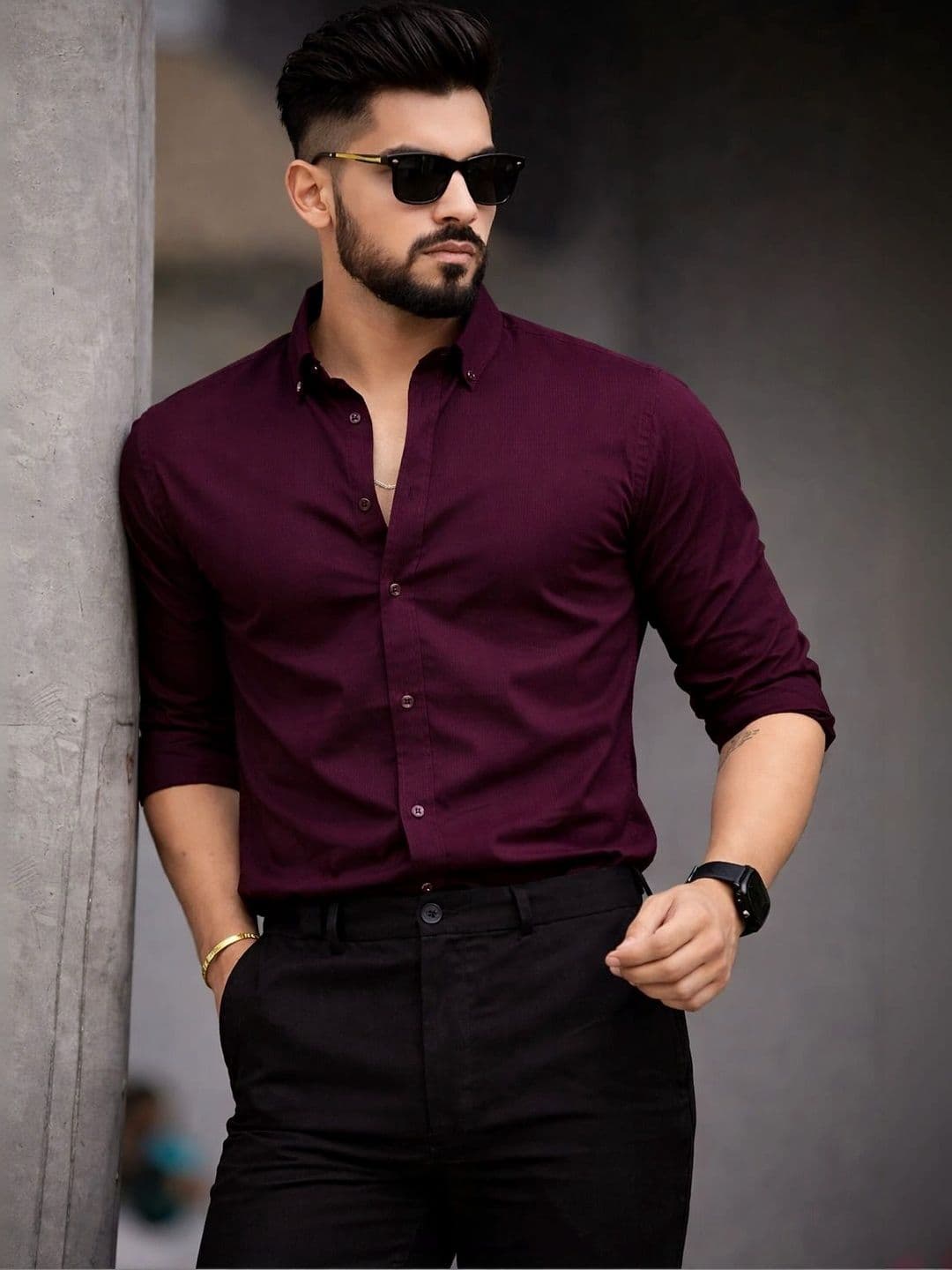 THE BIG ATTIRE Men Classic Casual Shirt - view 1