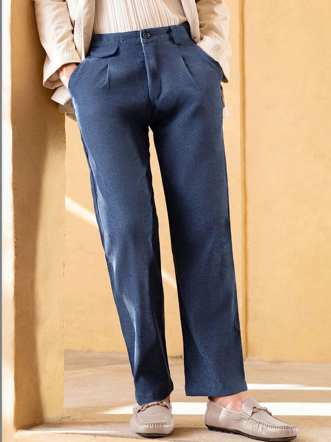 CAHOOT Men Classic Pleated Trousers - view 1