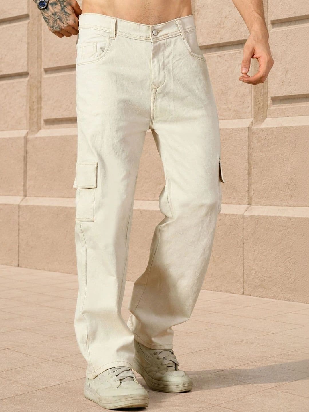 Moda Star Men Classic Relaxed Fit Mid-Rise Stretchable Jeans - view 1
