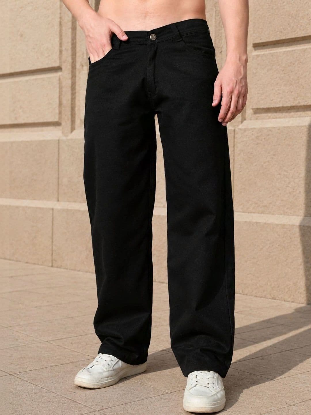 Moda Star Men Classic Relaxed Fit Mid-Rise Stretchable Jeans - view 1