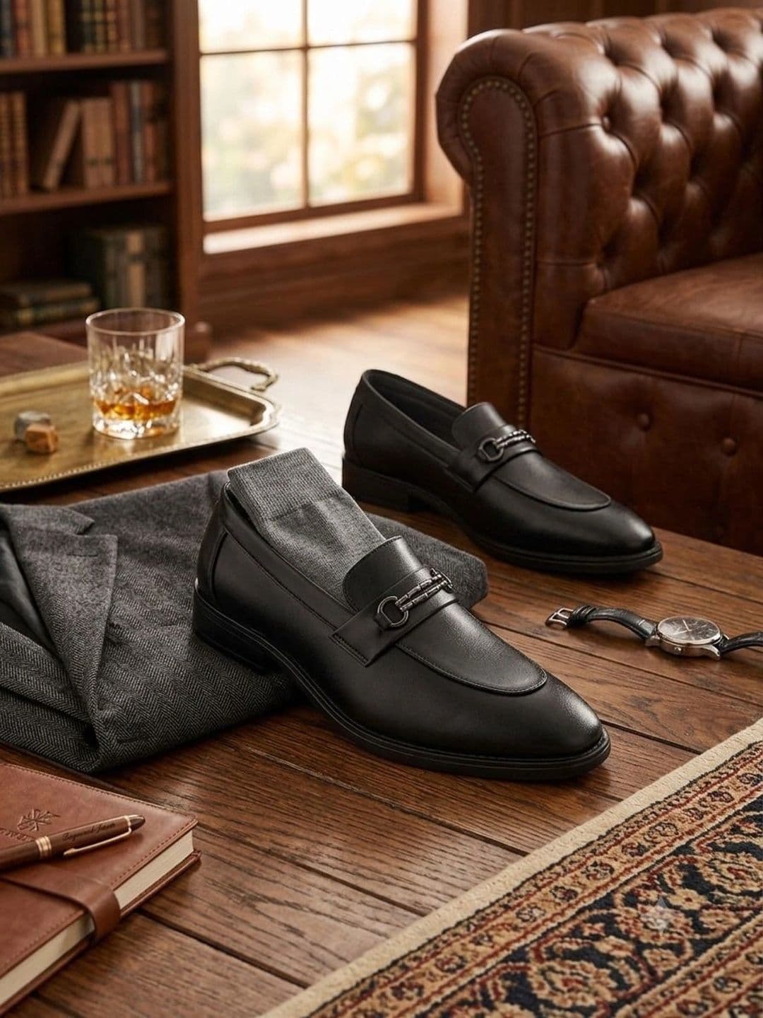 Killer Men PU Round Toe Slip-On Loafers Formal Shoes - view 1