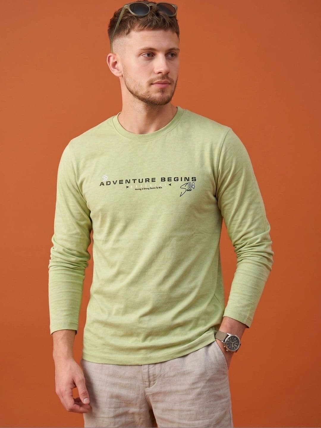 Moda Rapido Men Typography Printed T-shirt - view 1