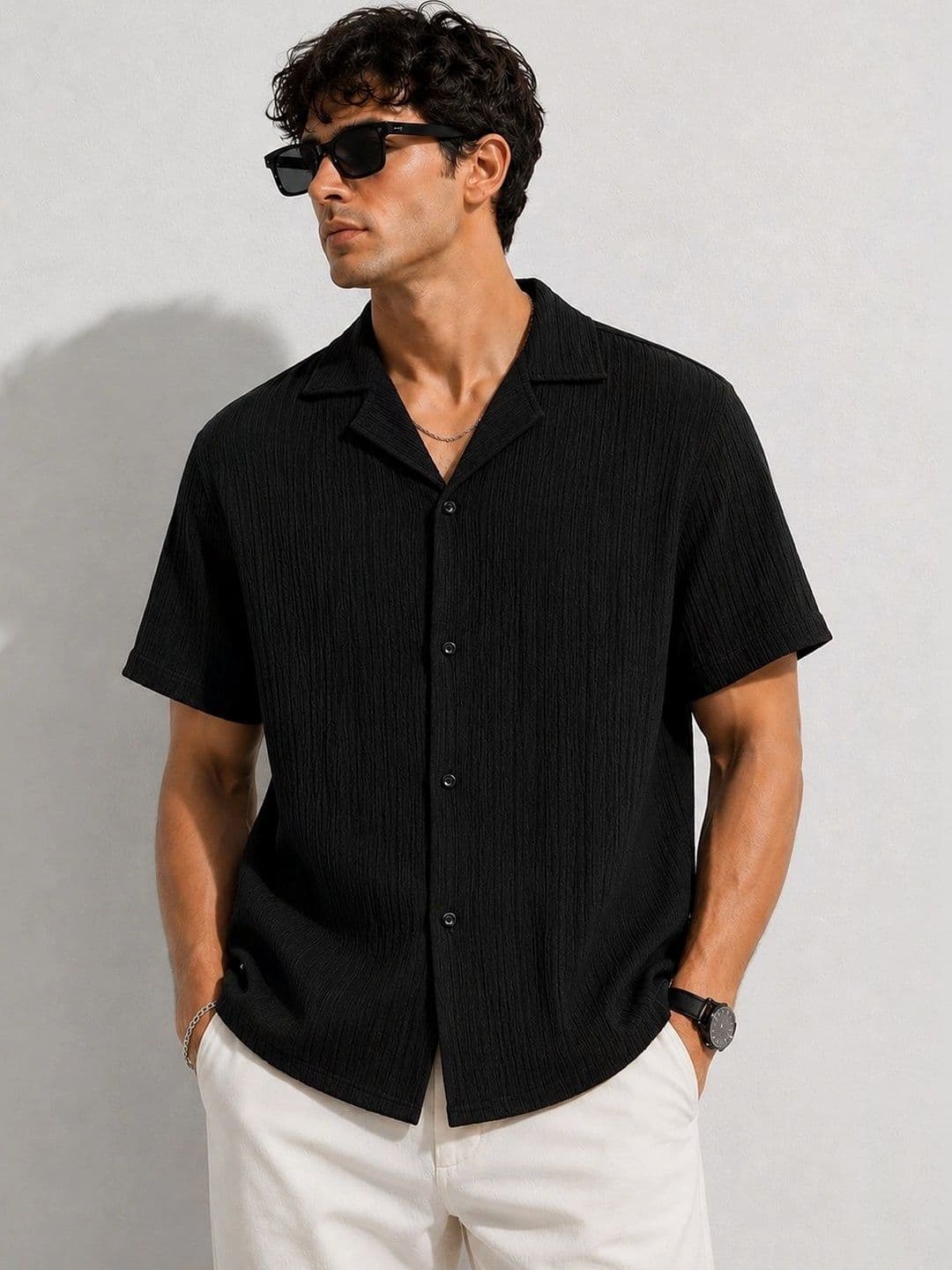 glitchez Men Relaxed Casual Shirt - view 1