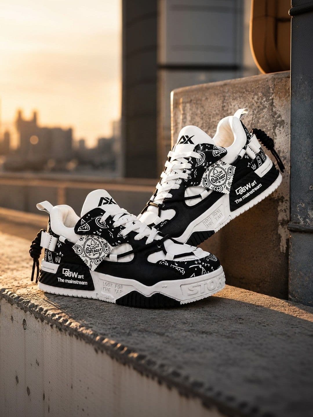 AIRBELL X AIRX Men Printed Sneakers - view 1