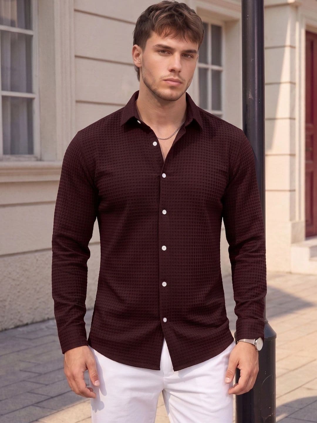 MACSIVO Men Standard Casual Shirt - view 1