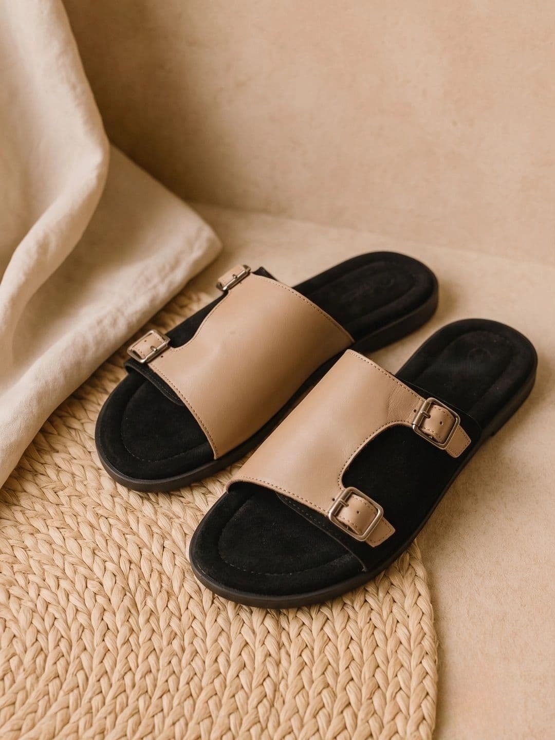 House of Pataudi Men Suede Comfort Sandals - view 1