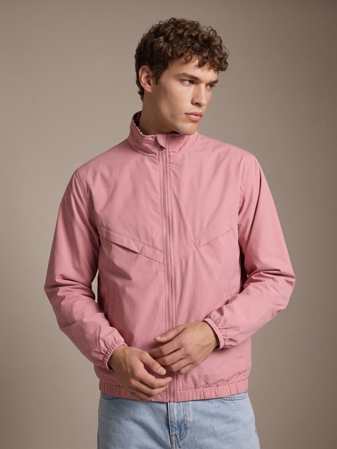 glitchez Relaxed Fit Windcheater Tailored Jacket - view 1