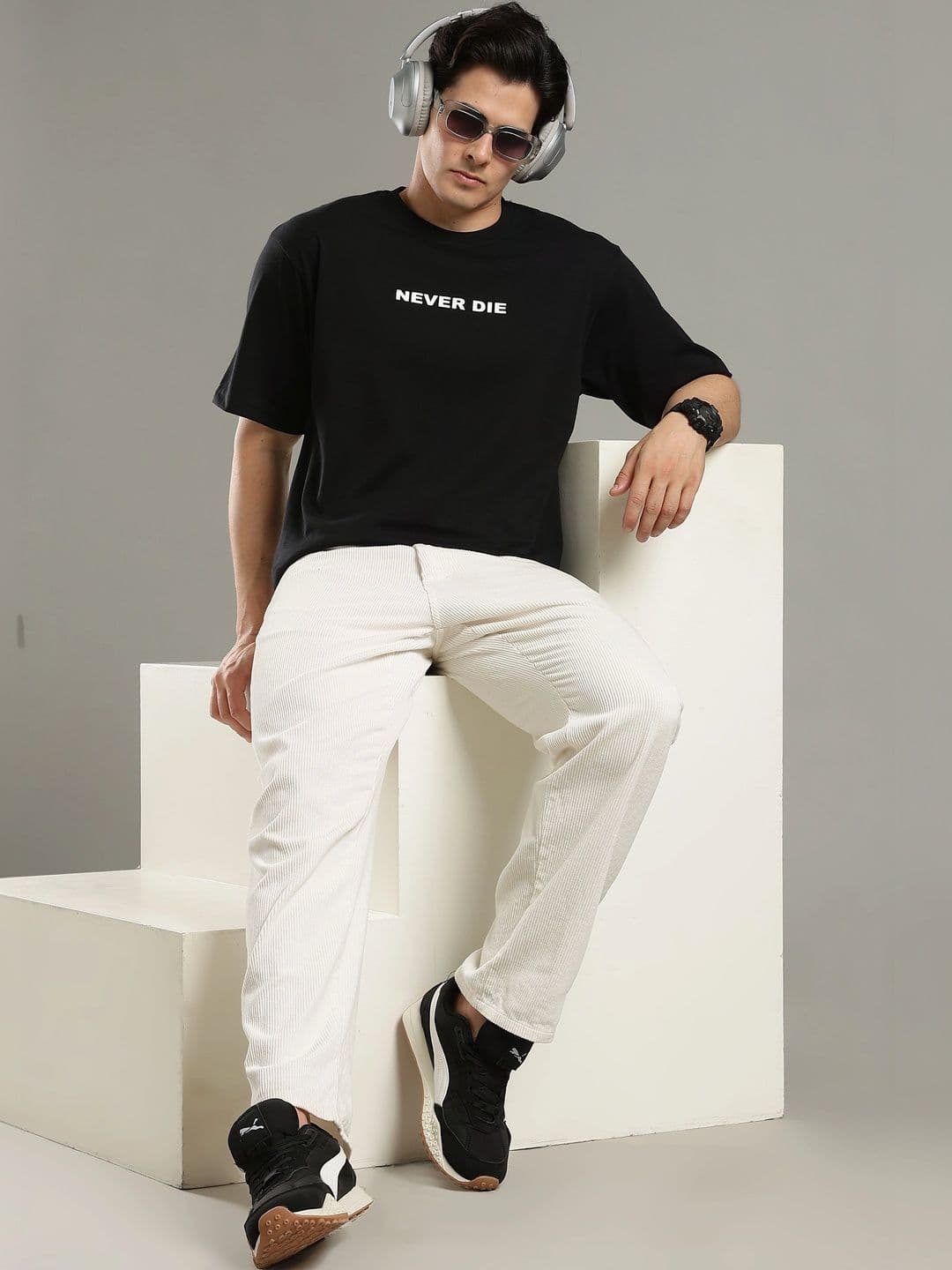 SMOSH Men Typography Printed T-shirt - view 1