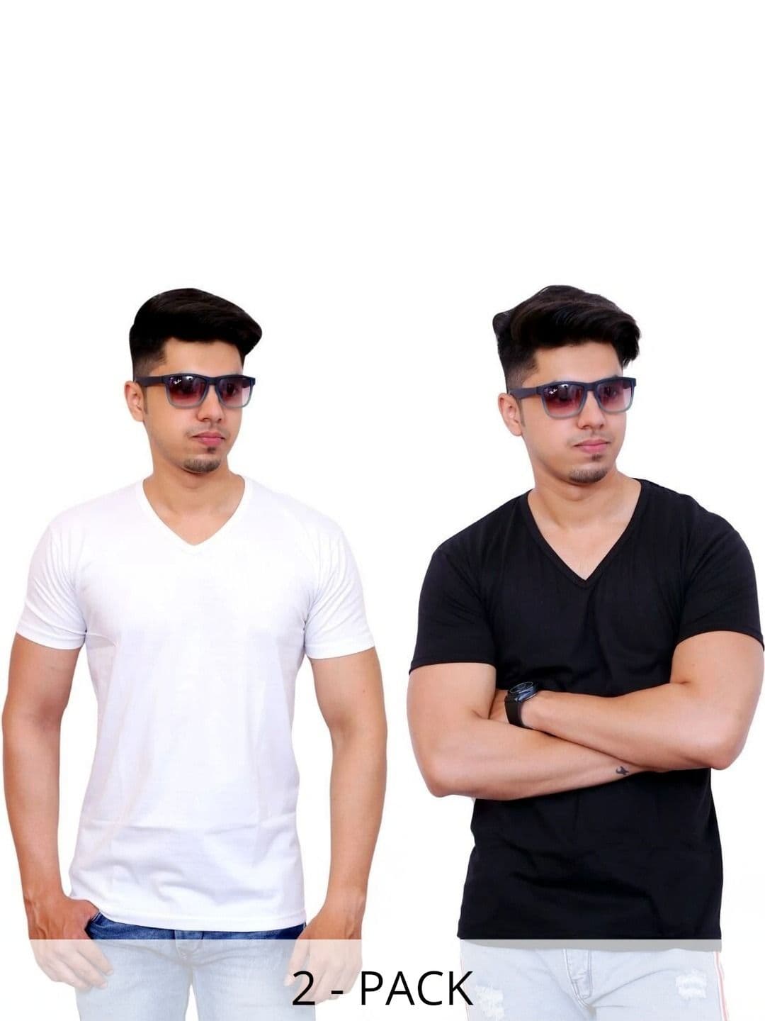FARICON Men 2 V-Neck T-shirt - view 1