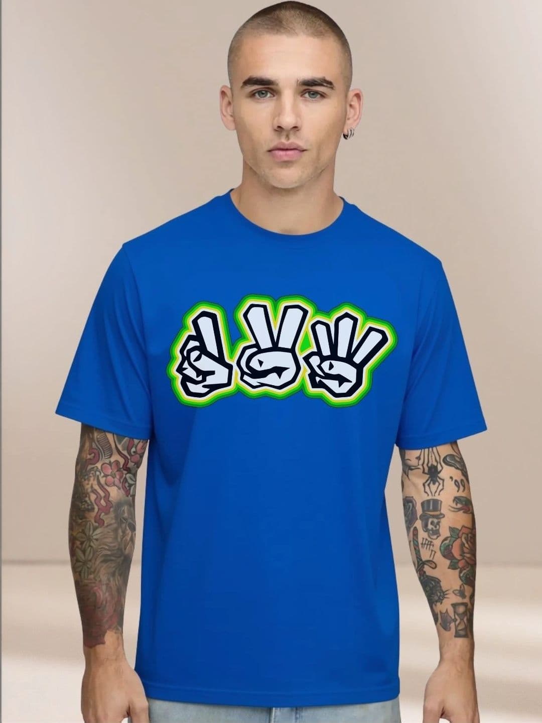 MEG FASHION Men Printed T-shirt - view 1