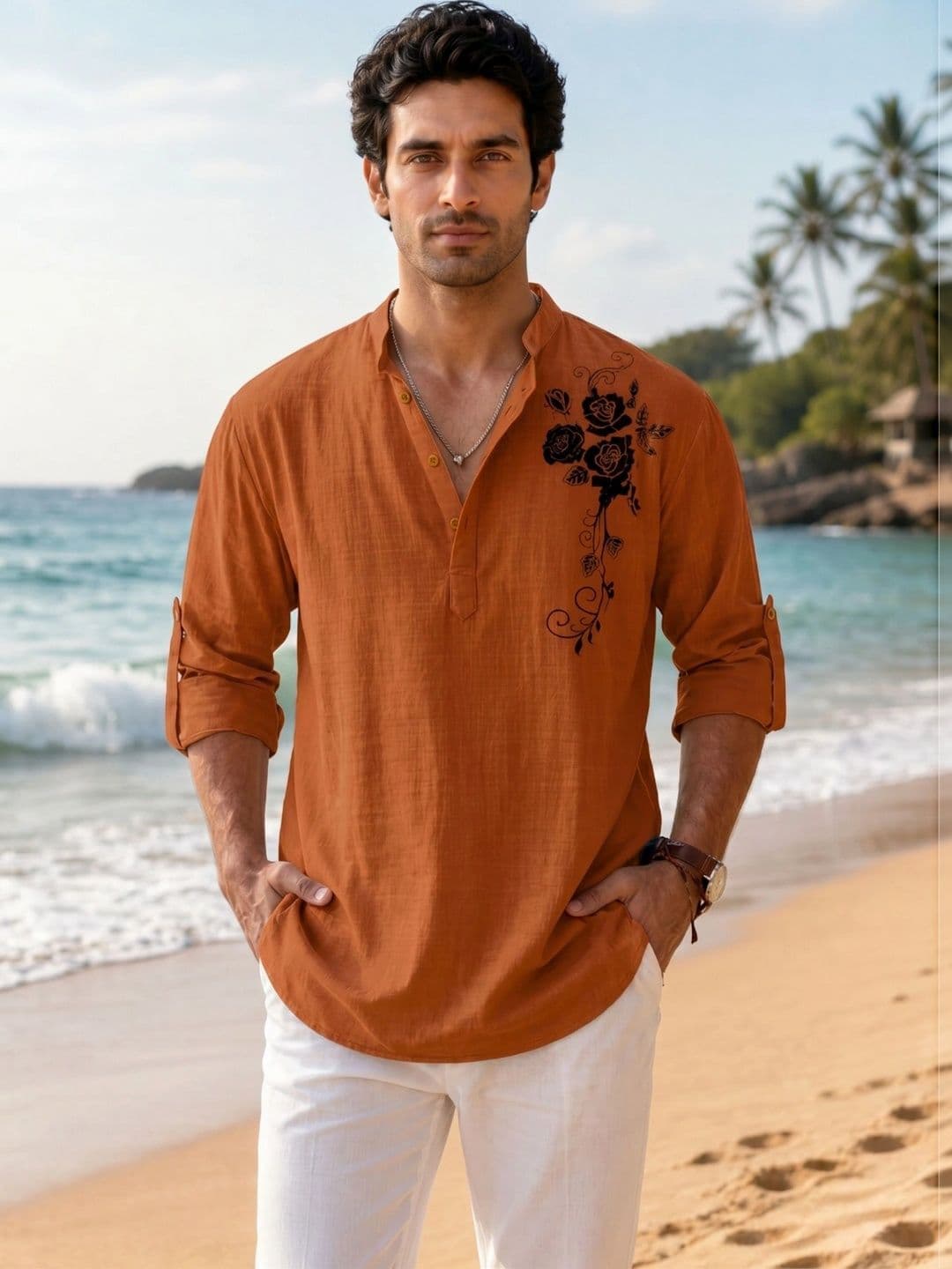Zombom Men Standard Floral Printed Casual Shirt - view 1
