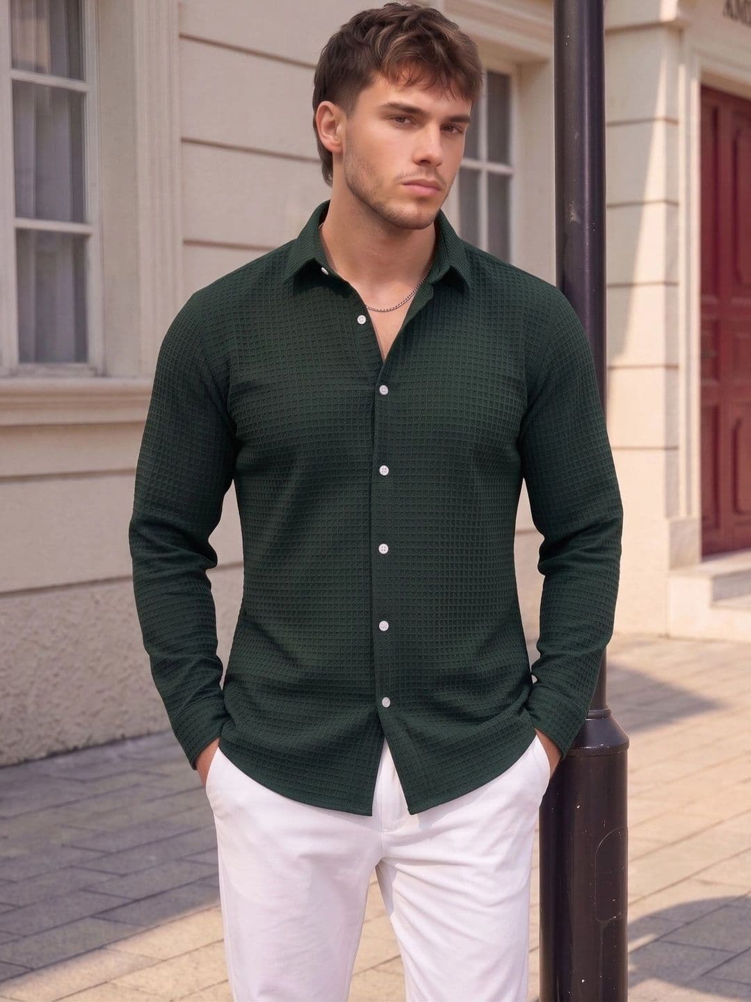 MACSIVO Men Standard Casual Shirt - view 1