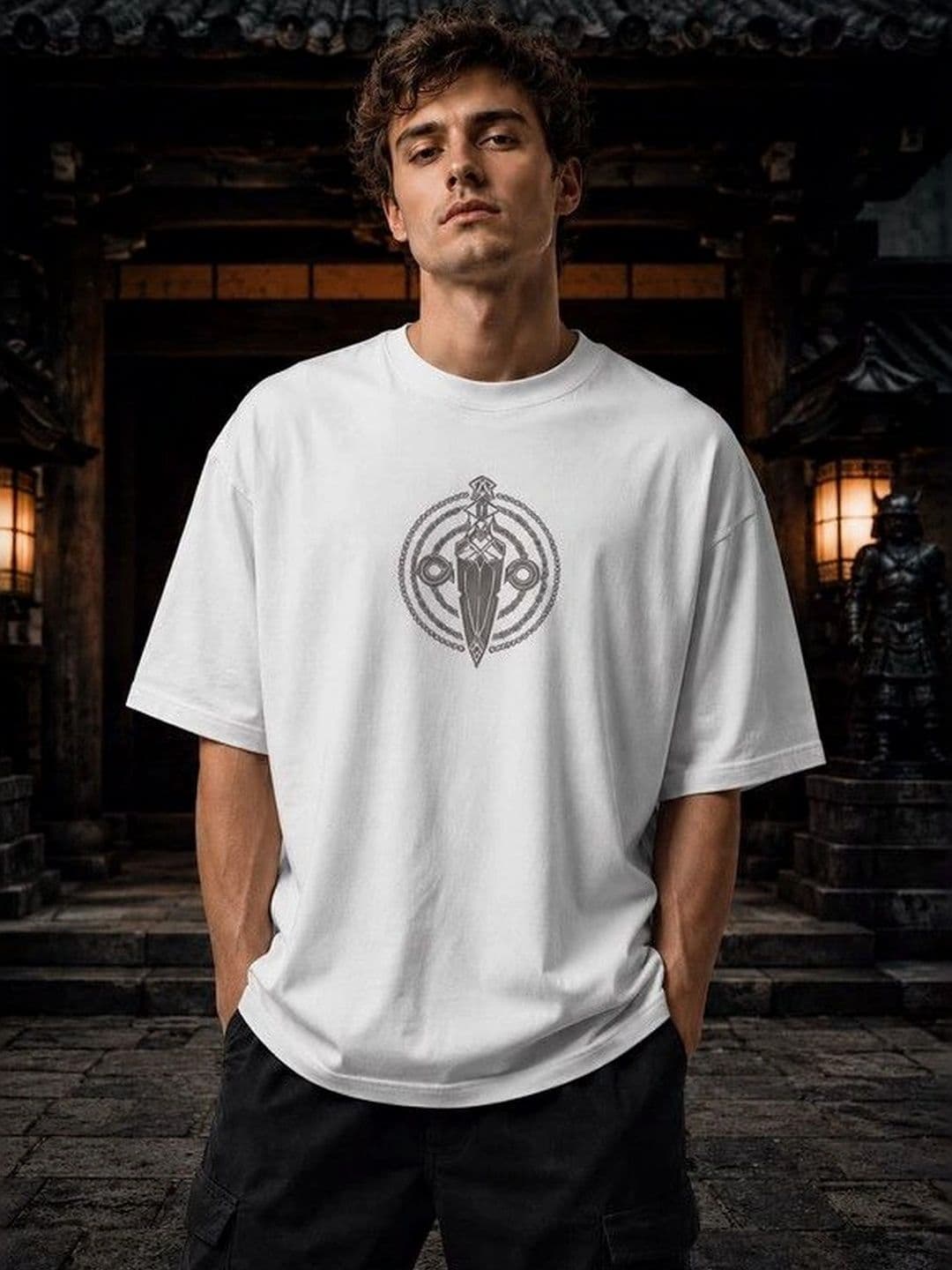 9TUNKI Men Printed Pure Cotton T-shirt - view 1
