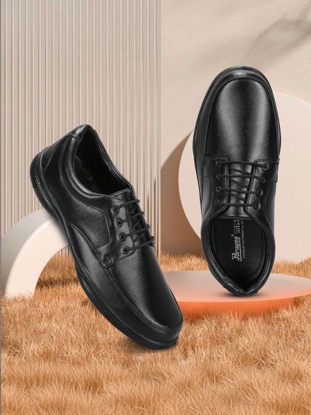 Paragon Men Round Toe Formal Derbys Shoes - view 1
