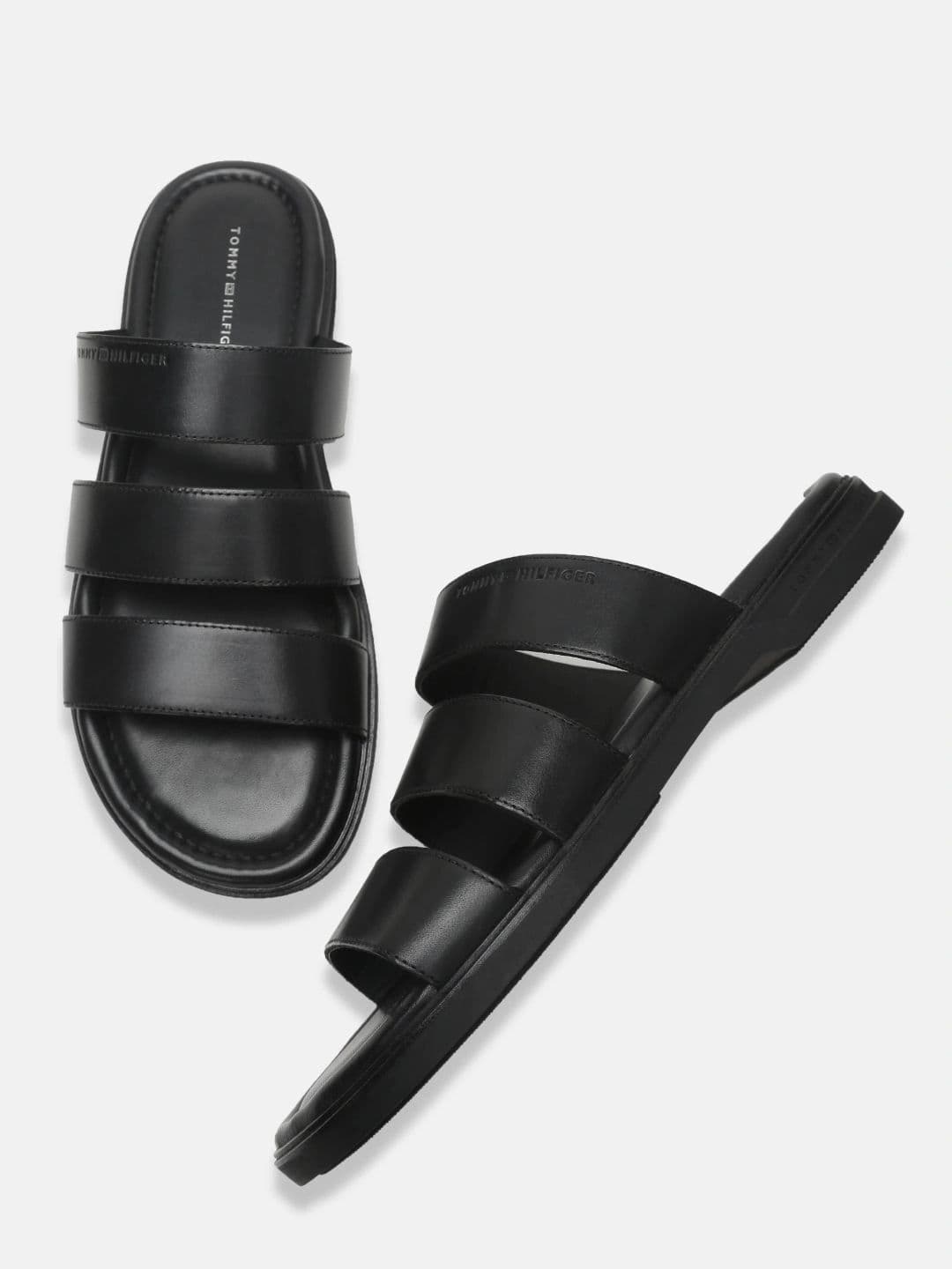 Tommy Hilfiger Men Leather Comfort Sandals - view 1