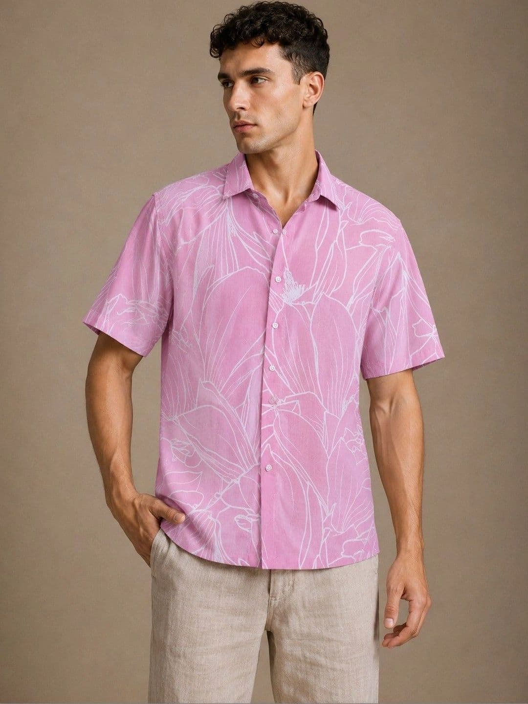 Mast & Harbour Men Classic Floral Printed Casual Shirt - view 1