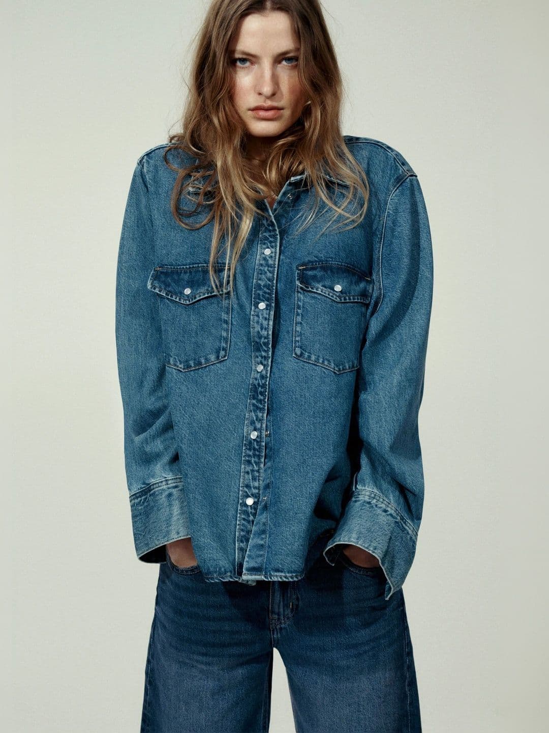 H&M Wide High Jeans - view 1