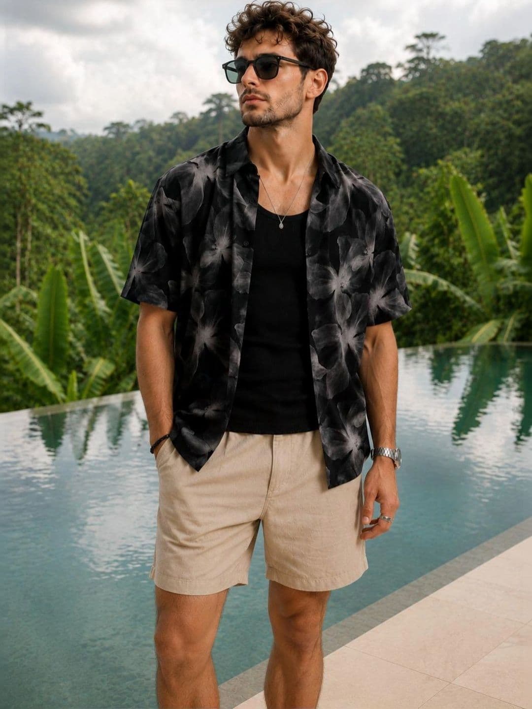 XKIND Men Standard Floral Printed Casual Shirt - view 1