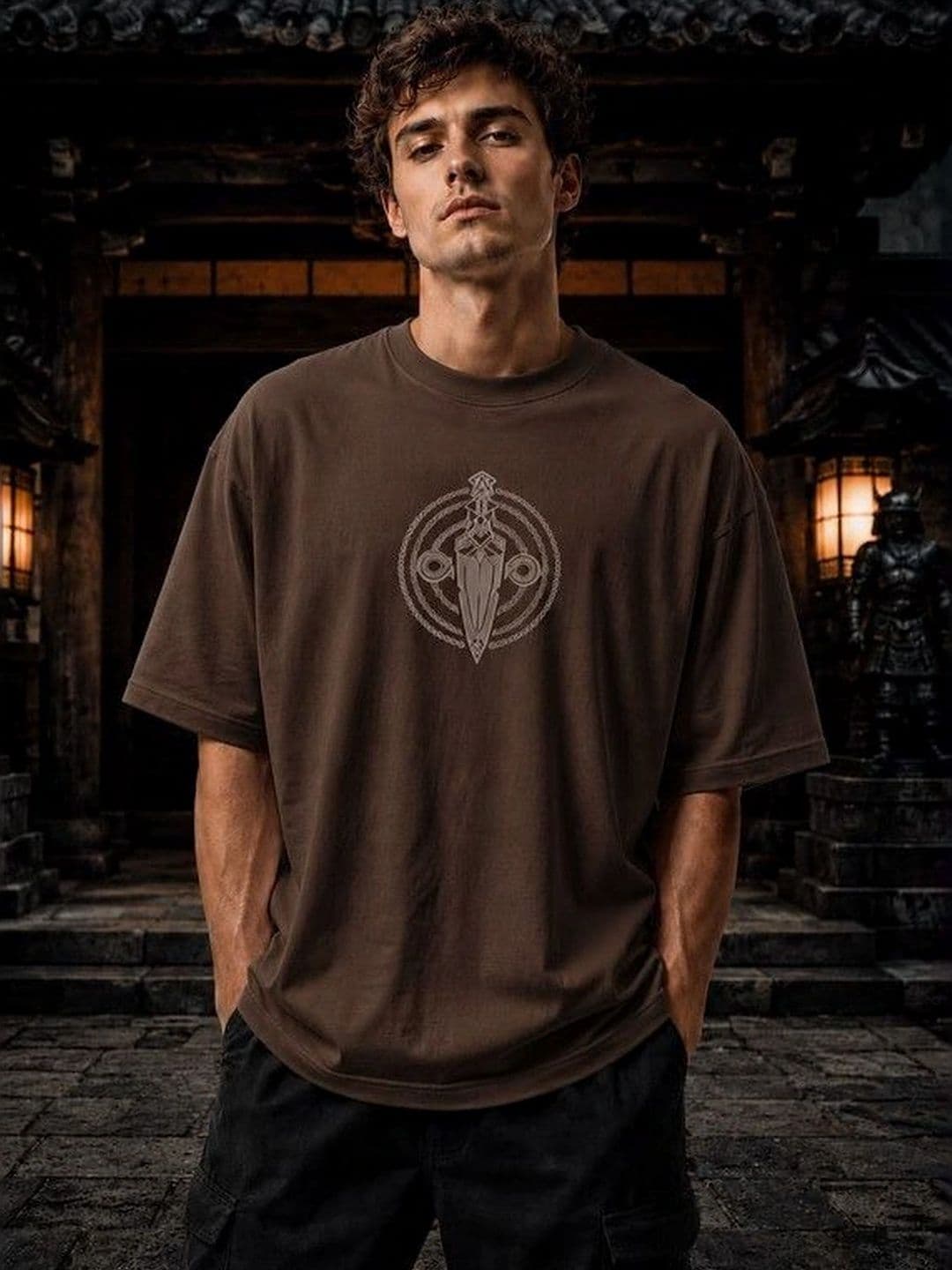 9TUNKI Men Printed Pure Cotton T-shirt - view 1