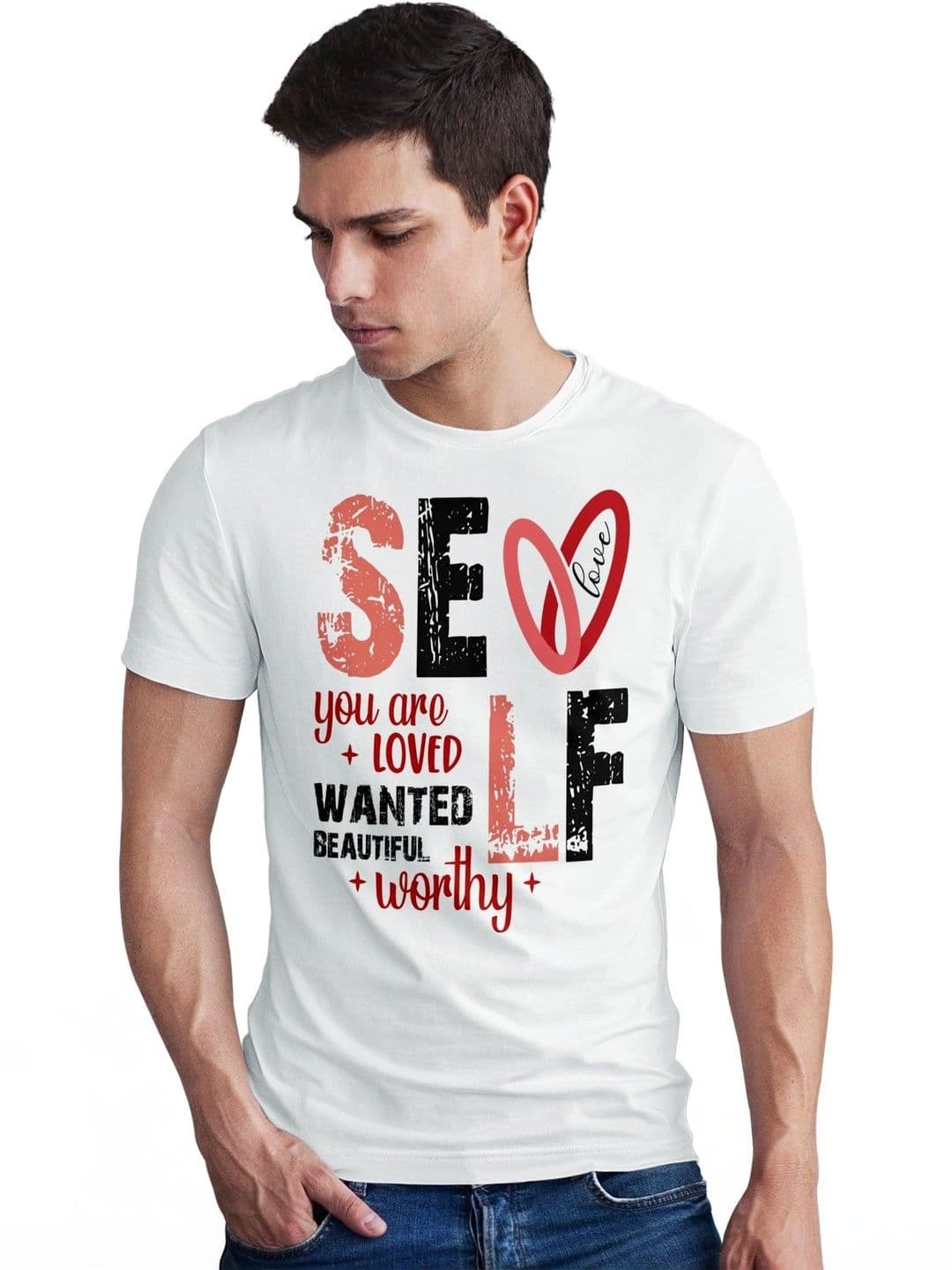 Seekbuylove Men Typography Printed T-shirt - view 1