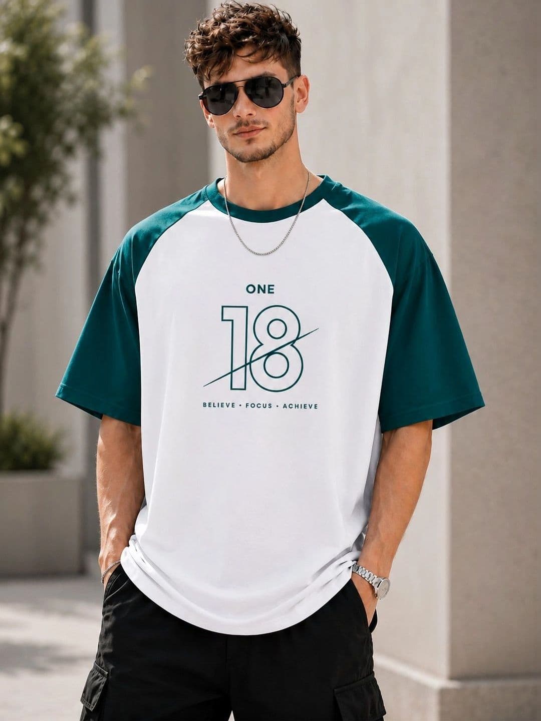 NB Nicky Boy Men Typography Printed T-shirt - view 1