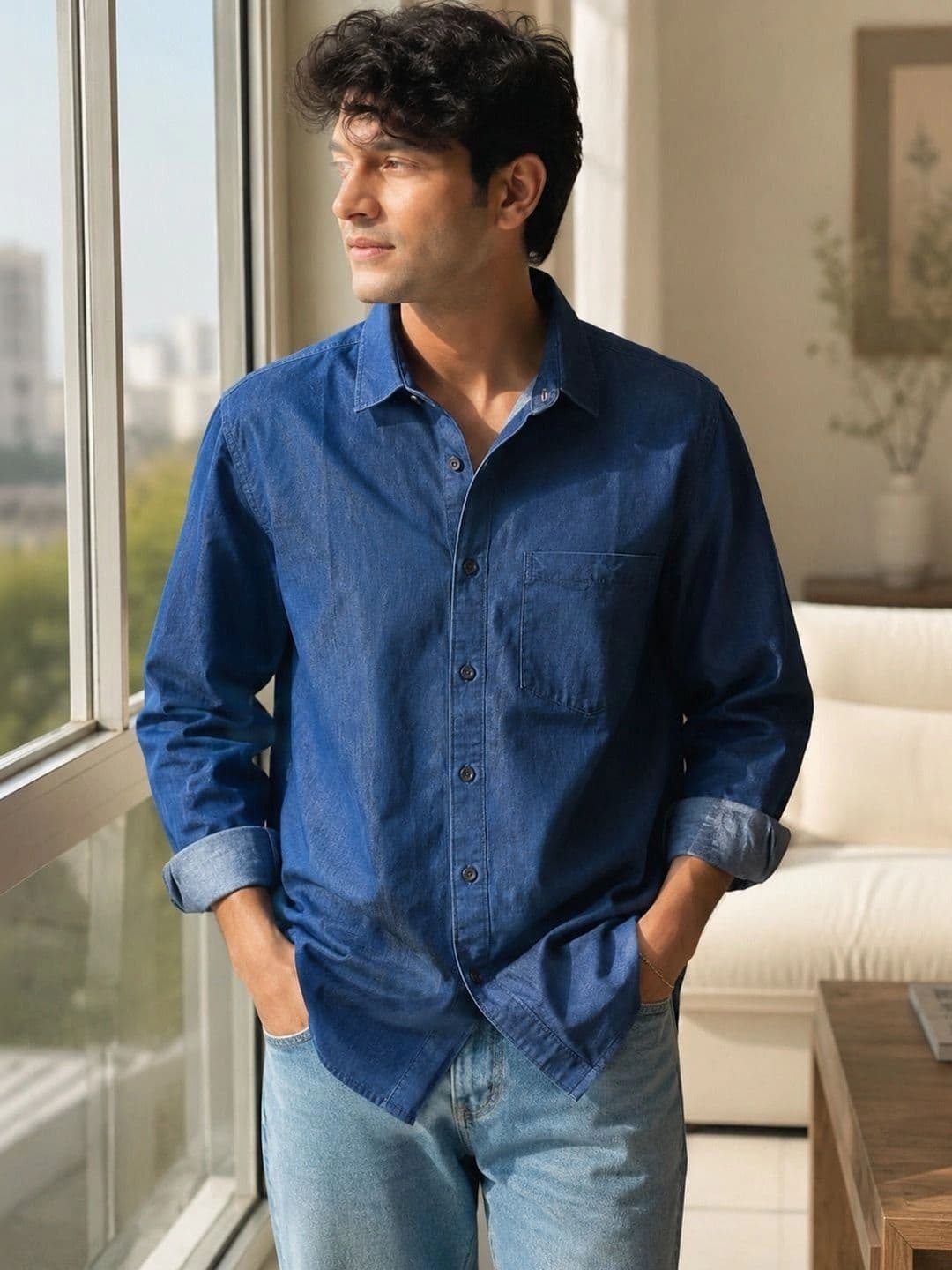 Jumi Enterprise Men Classic Casual Shirt - view 1