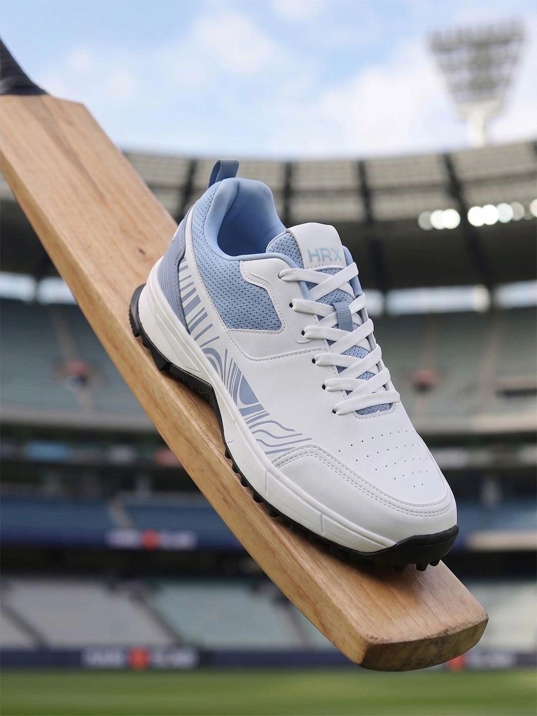 HRX by Hrithik Roshan Men Mesh Cricket Non-Marking Shoes - view 1