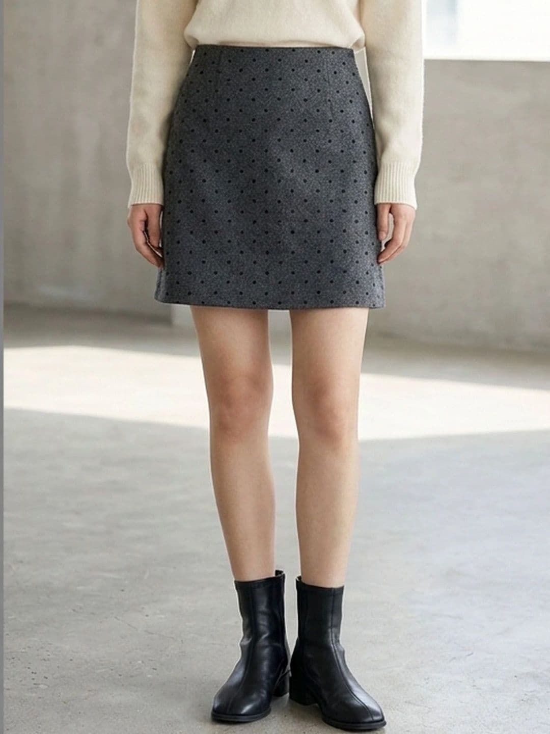 Suo Women Geometric Mini A-Line Skirt - view 1