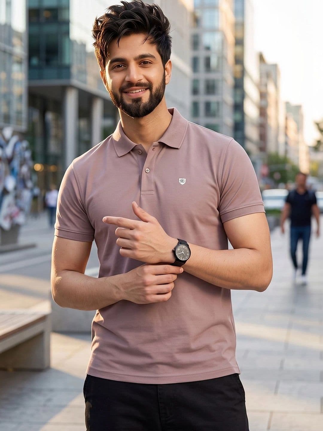 OGEN Men Polo Collar T-shirt - view 1