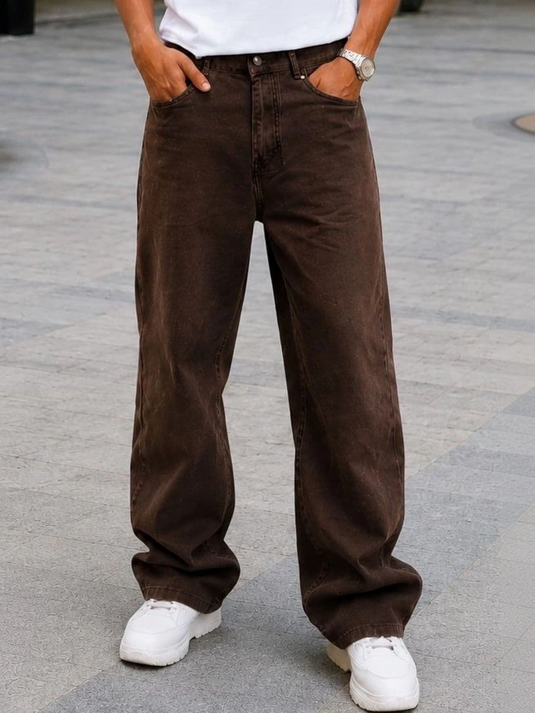 Moda Star Men Classic Relaxed Fit Mid-Rise Stretchable Jeans - view 1