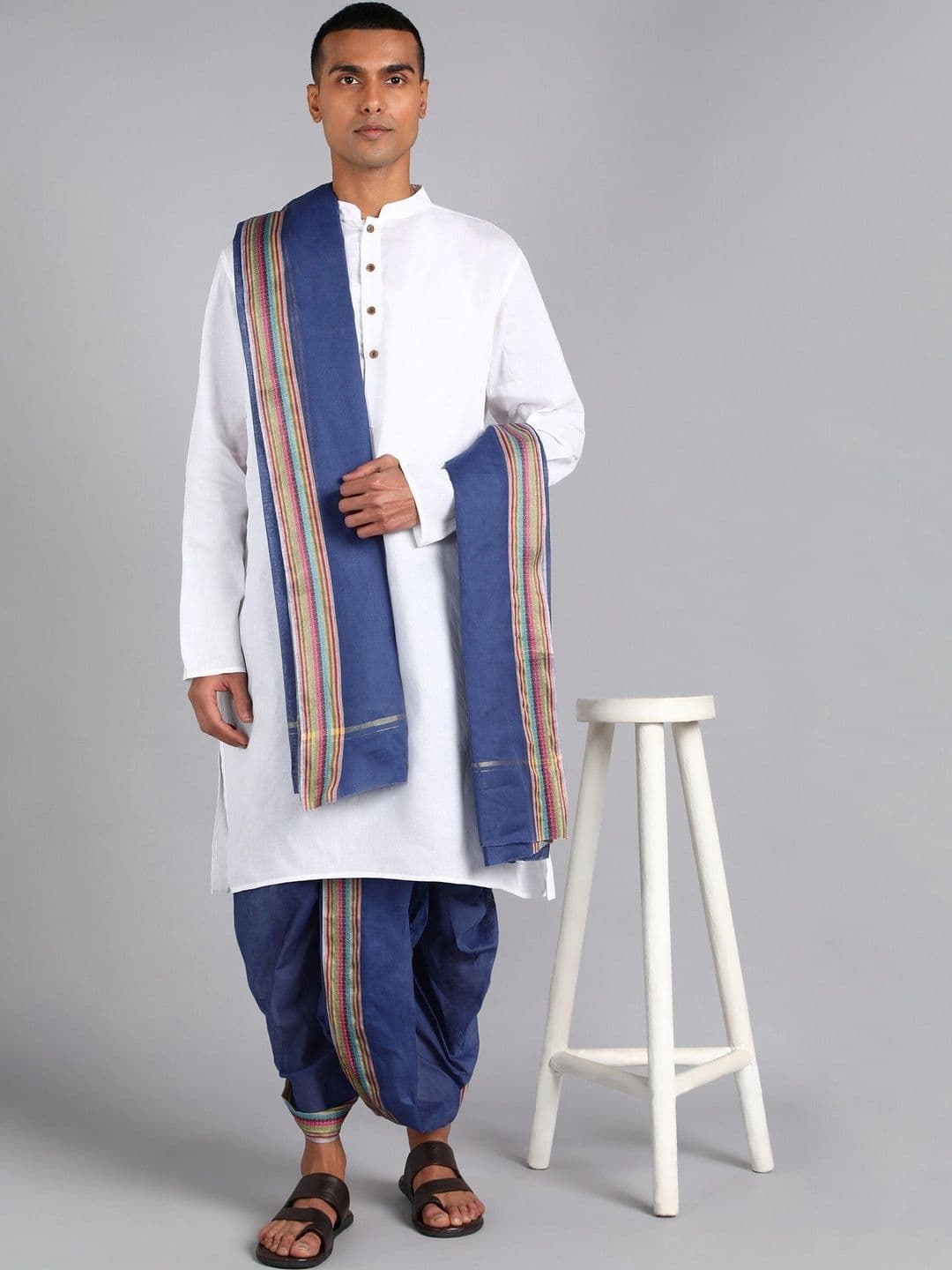 Sac Shree Aparajeet Creations Men Cotton Dhoti Dhotis - view 1