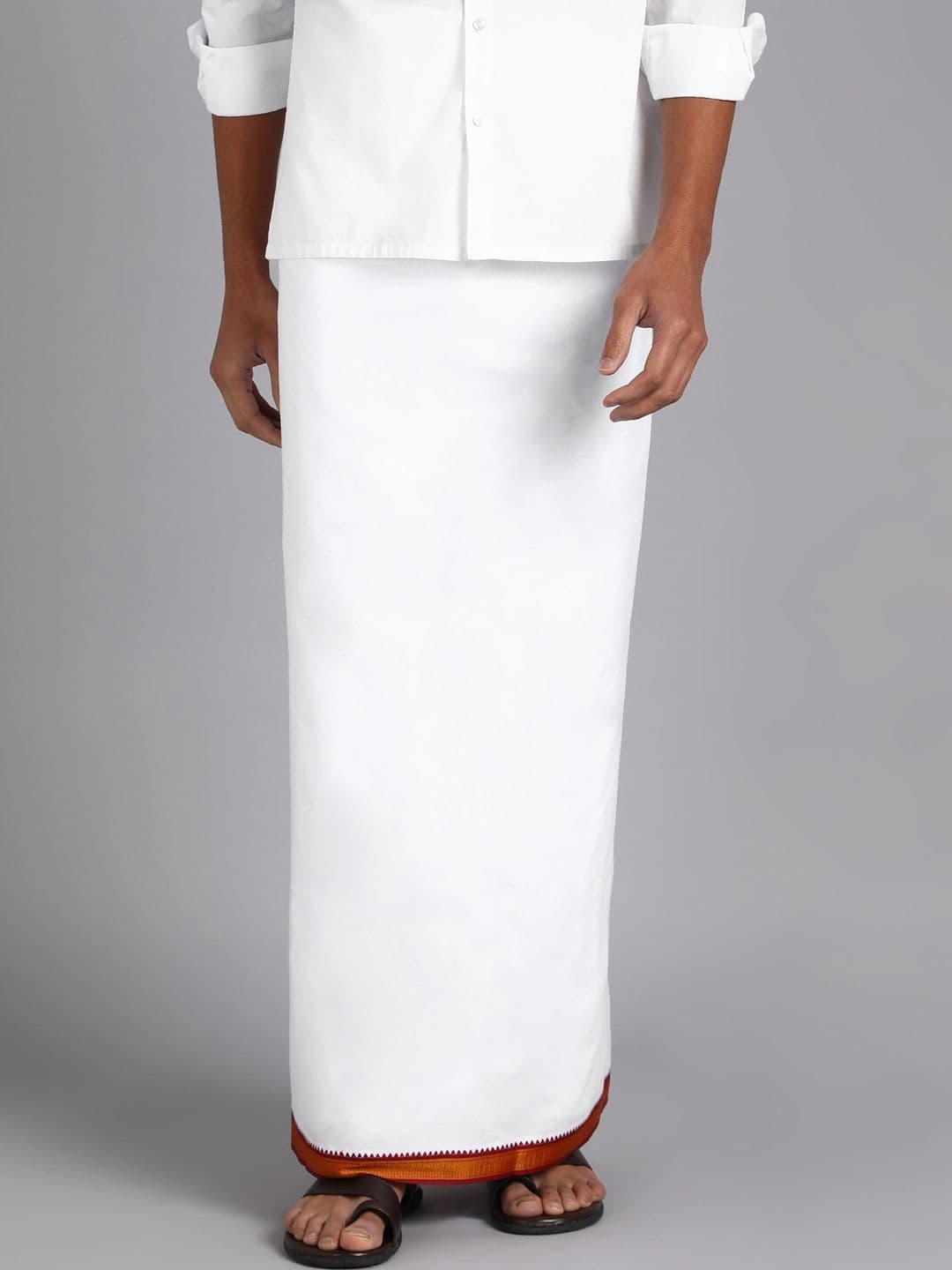 Radhika Handloom Men Cotton Dhoti Dhotis - view 1