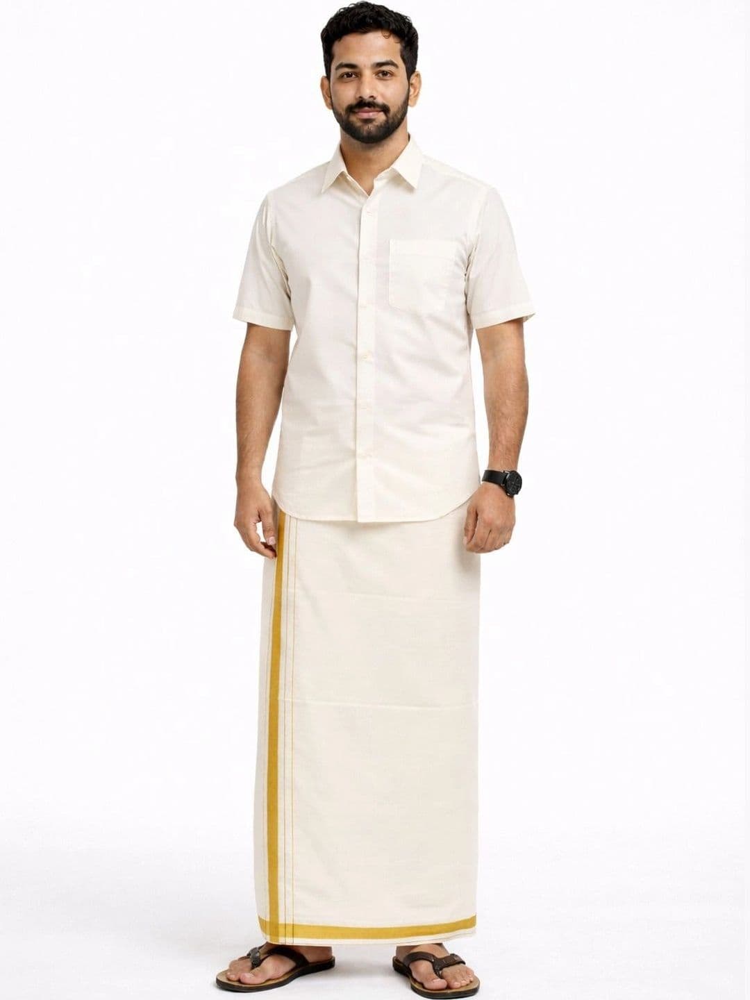 Radhika Handloom Men Dhoti Dhotis - view 1
