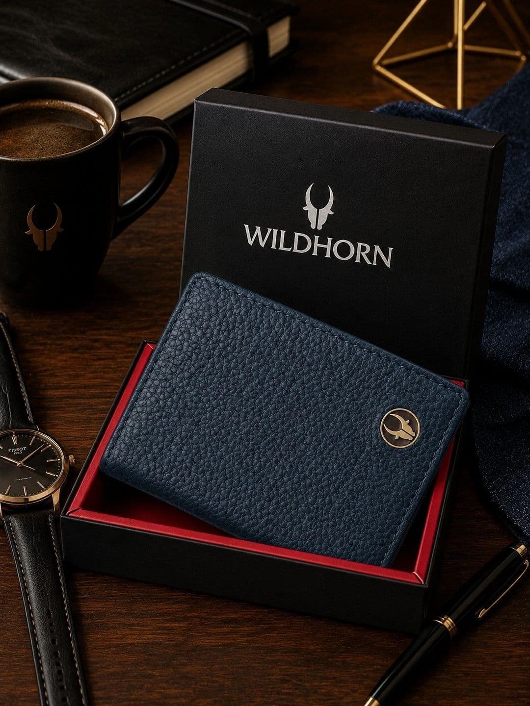 WildHorn Men Textured Leather Two Fold Wallet - view 1