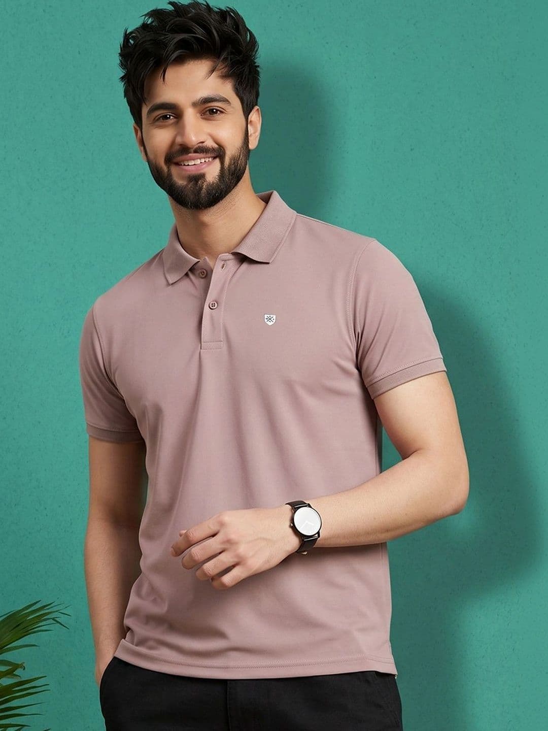 OAKWYN Men Polo Collar T-shirt - view 1
