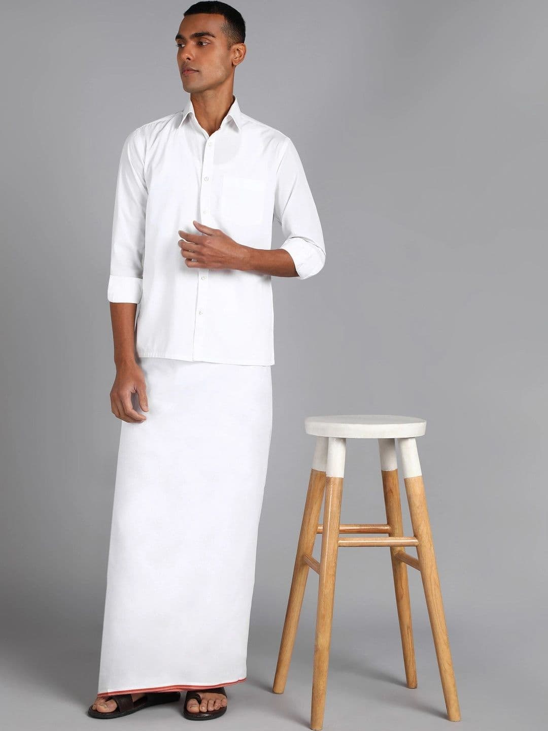 Sac Shree Aparajeet Creations Men Cotton Dhoti Dhotis - view 1