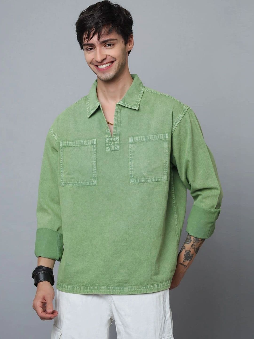 D Finish Men Smart Casual Shirt - view 1