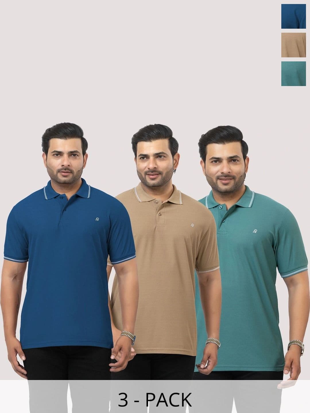 AMERICAN PIE Men Brand Logo 3 Polo Collar T-shirt - view 1