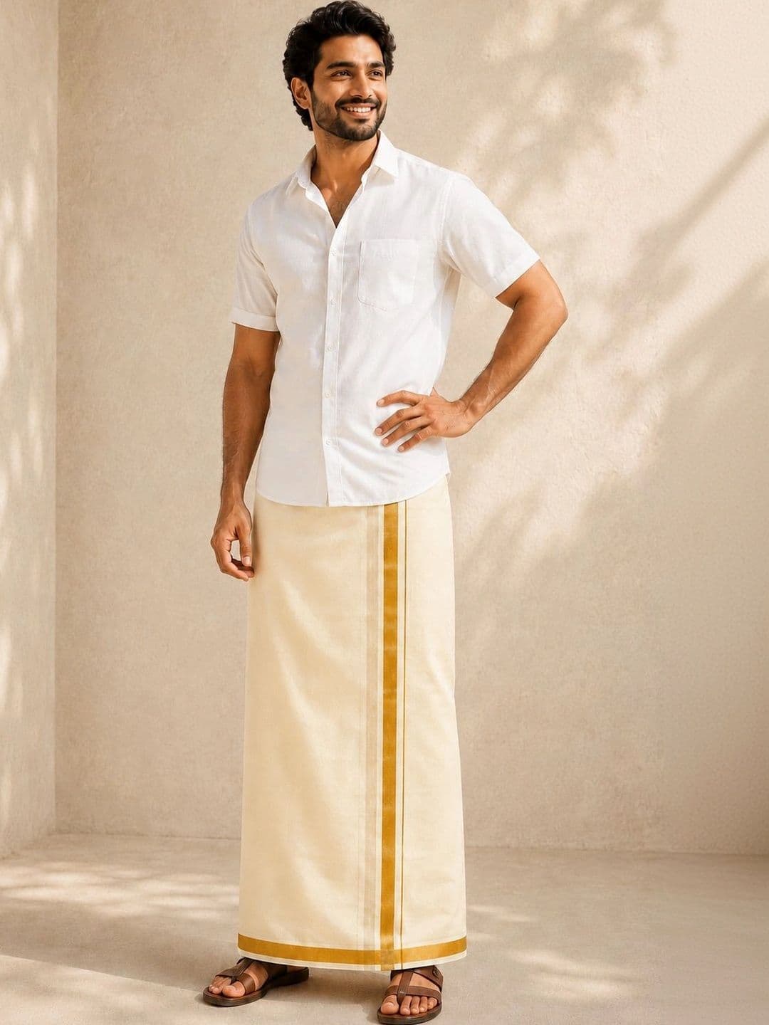 Sac Shree Aparajeet Creations Men Dhoti Dhotis - view 1