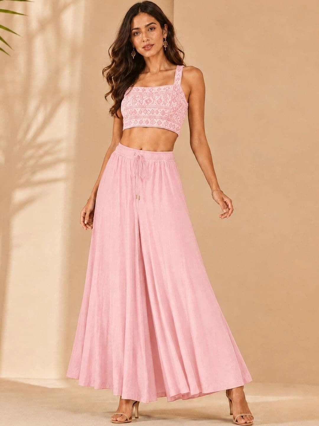 TNQ Women Ethnic Palazzos - view 1