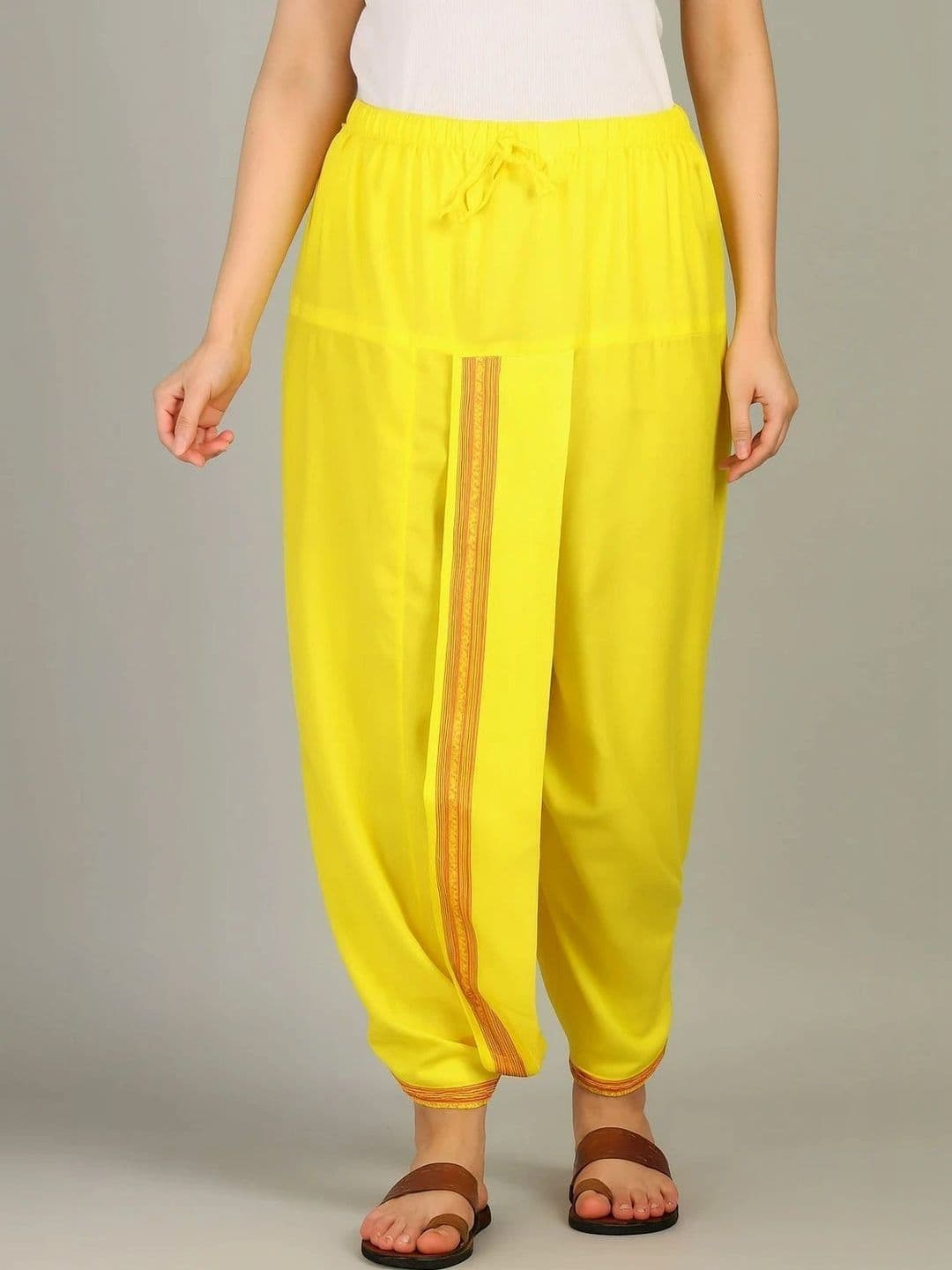 Radhika Handloom Men Striped Dhoti Dhotis - view 1